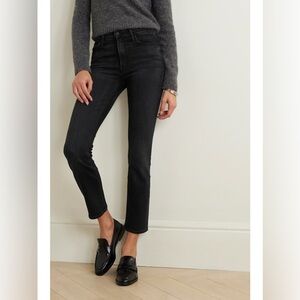 MOTHER Black Ankle & Cropped Jeans